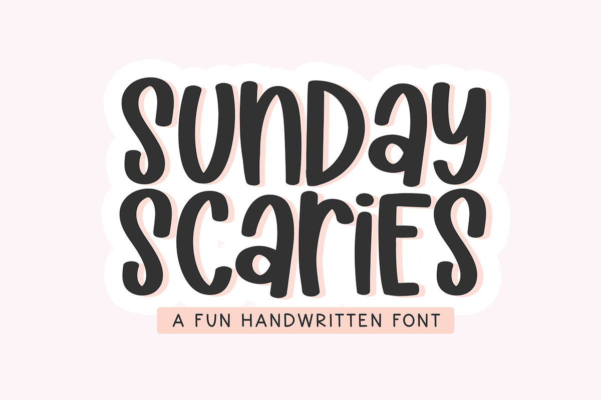 Sunday Scaries | Handwritten Font