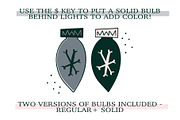 Christmas Lights - A Holiday Font, a Font by Dansie Design (Thumbnail 7 of 10)