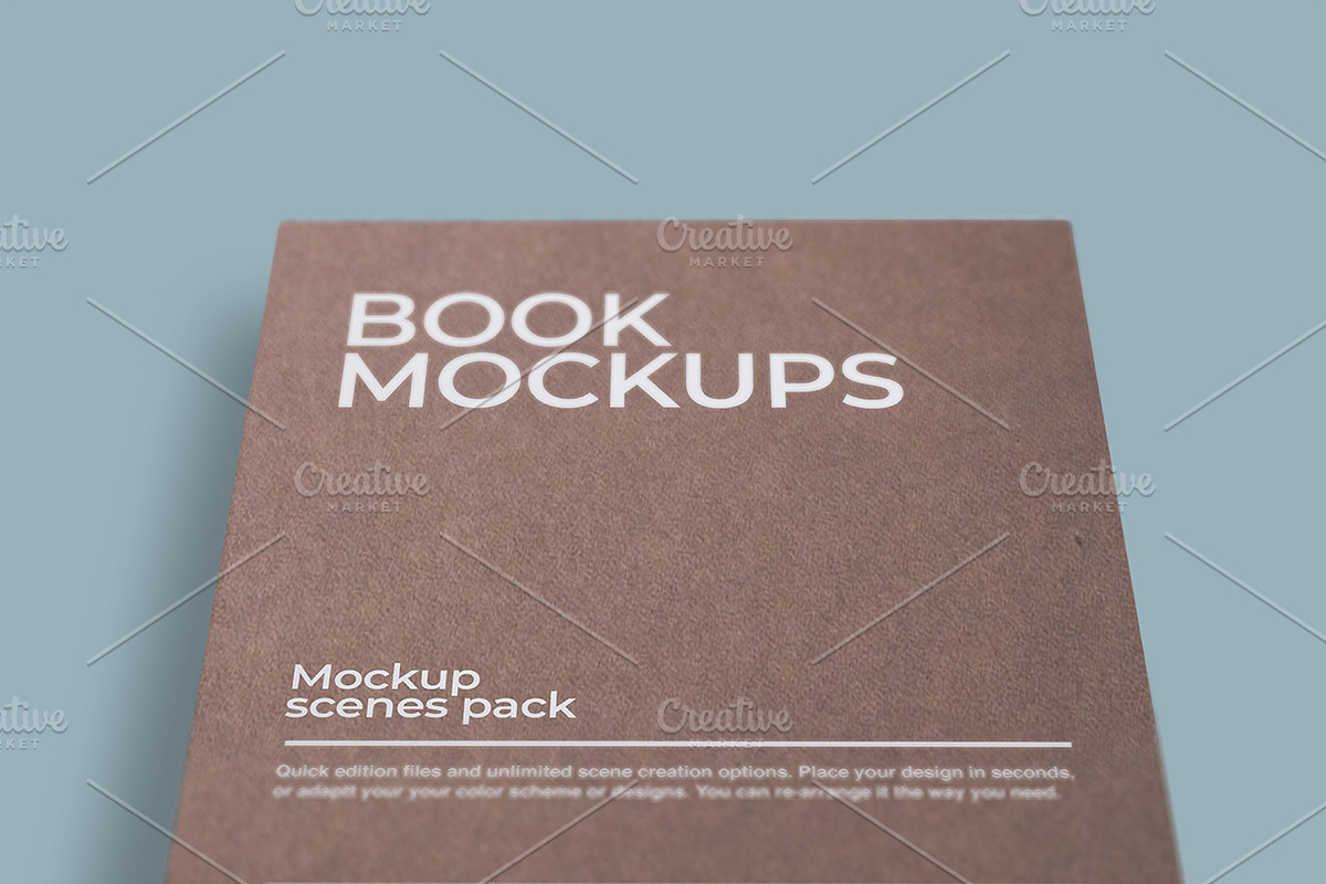 Book Cover Mockups, a Books & Magazine Mockup by Croma Studio (Photo 8 of 8)