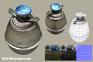 M39 Eihandgranate Egg Hand Grenade