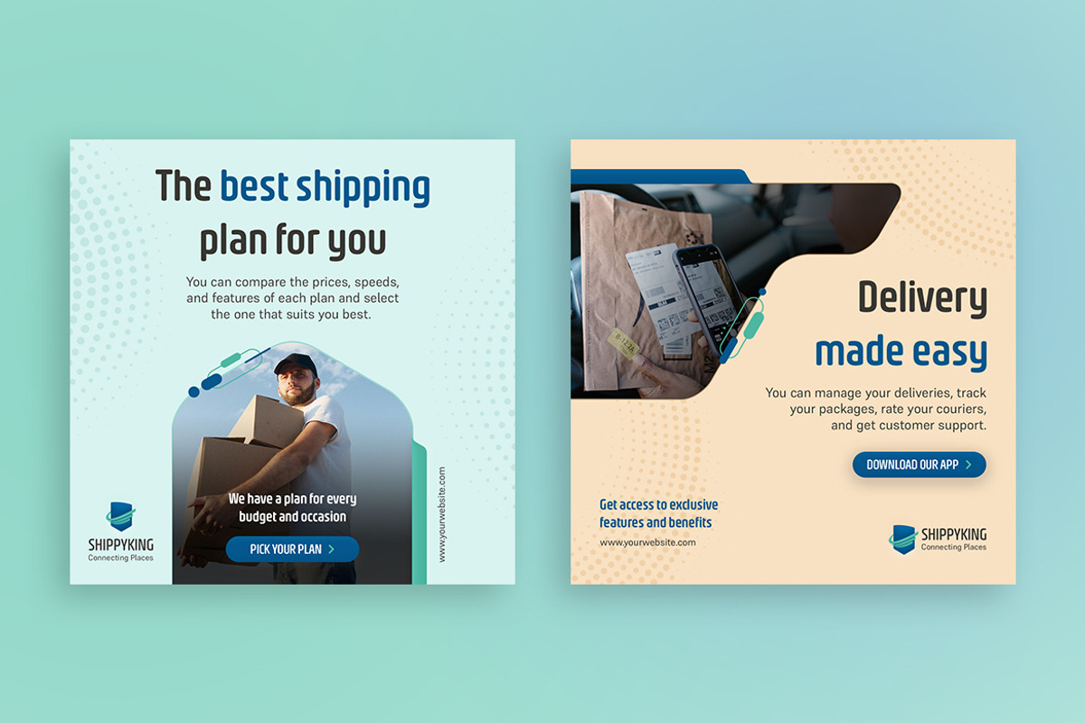 Delivery Banner Templates, a Social Media Template by Brandify Studio (Photo 4 of 4)