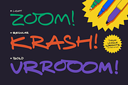 Craze Status: All Caps Comic Font, a Font by Wingsart Studio (Thumbnail 4 of 13)