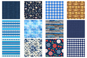 Blue Gingham Backyard Picnic Papers, a Background Photo by Wow Magic (Thumbnail 2 of 2)