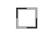 Modern Square Frame SVG Bundle, an Illustration by Creativeshirt (Thumbnail 31 of 31)