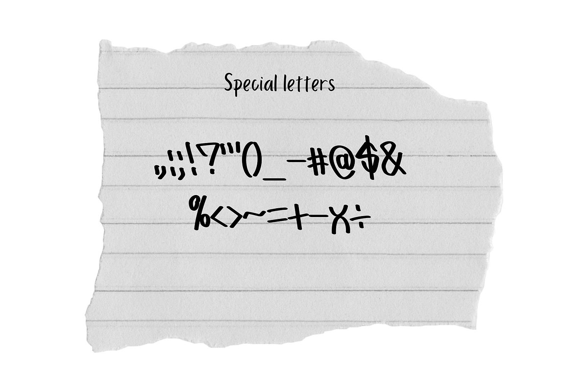 Smooth Paper Handwriting Font, a Sans Serif Font by Mehul Munjani (Photo 10 of 10)