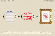 Receiptify - Vintage Ephemera Pack, an Object Graphic by Dina Mae (Thumbnail 7 of 8)