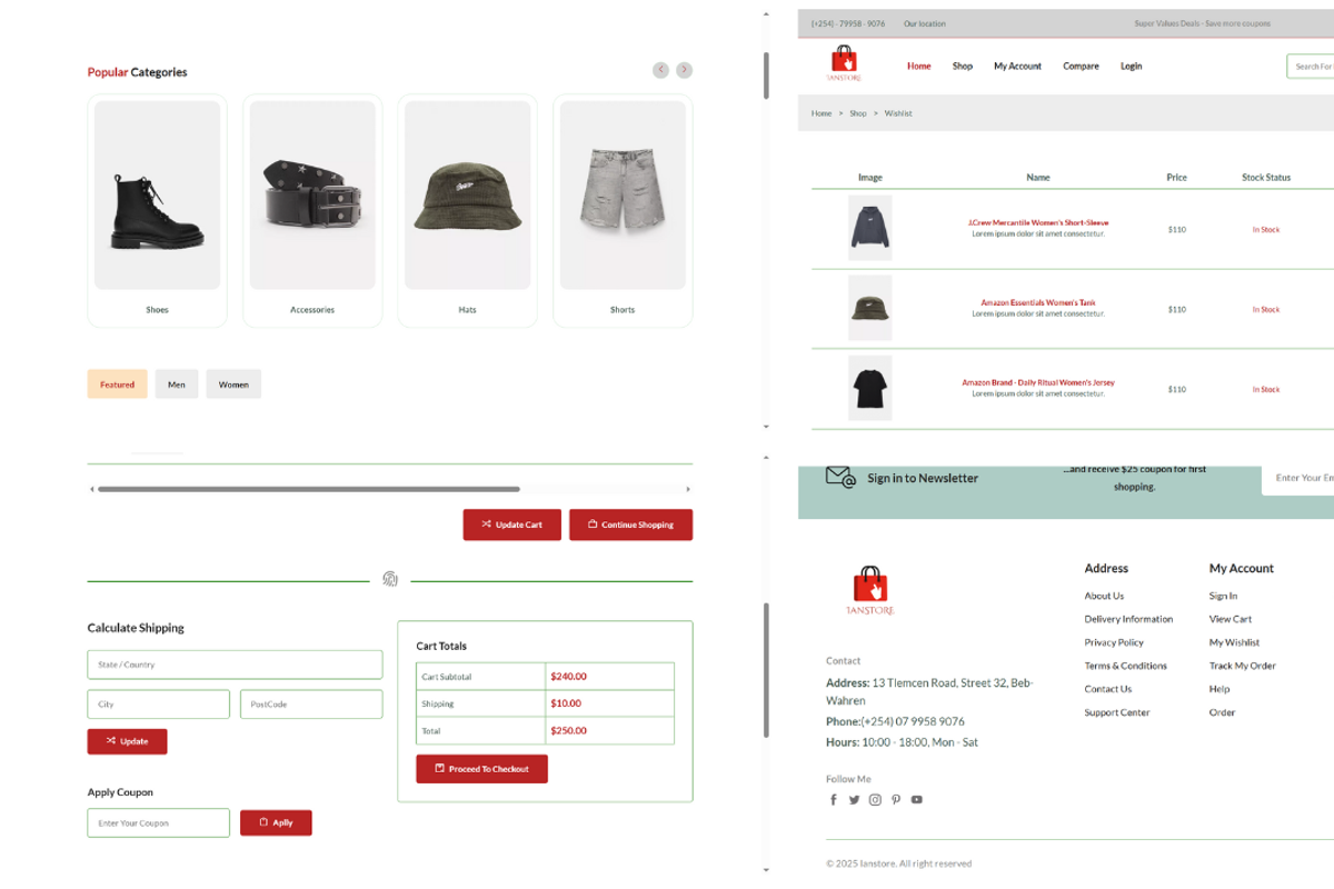 IanStore-Fashion ECommerce Template, a HTML Template by NomaTemplates (Photo 5 of 13)