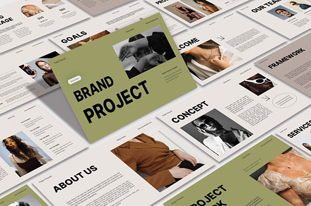 Brand Project Presentation Template, a Presentation Template by TypeMakers