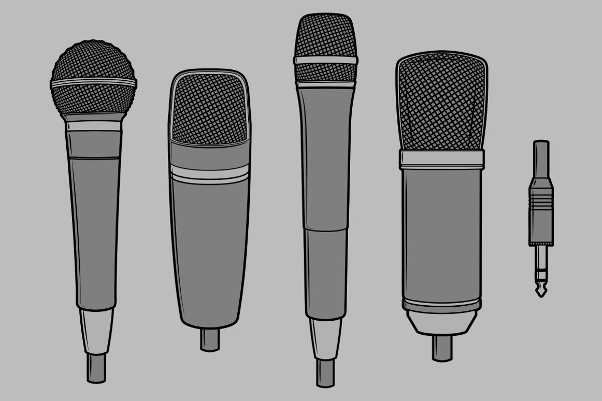 Microphones, an Object Graphic by 365GFX