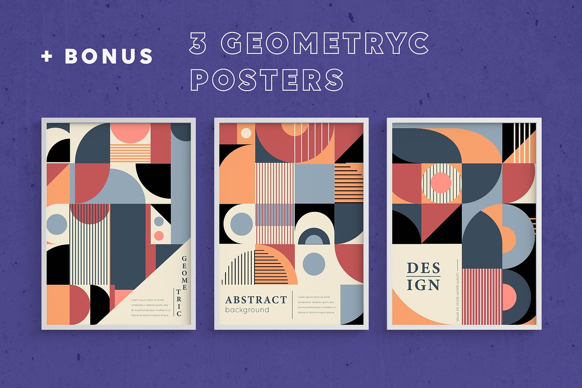 Abstract vector geometric background, a Pattern Graphic by Getalo Viktoriia (Photo 4 of 13)