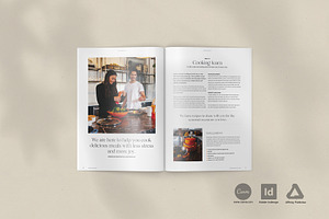 Cook- And Recipebook / Canva Indd