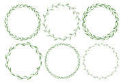 Minimalist watercolor wreaths, an Illustration by Floralis (Thumbnail 3 of 3)