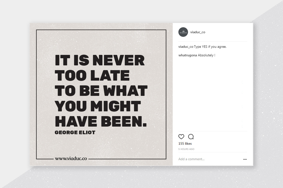 Quotes Social Media Kit, a Social Media Template by Viaduc (Photo 6 of 6)