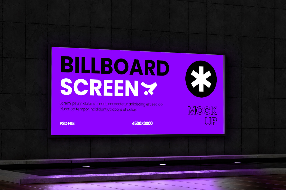 Billboard Screen Mockup, an Advertising Mockup by Rielismee (Photo 4 of 5)