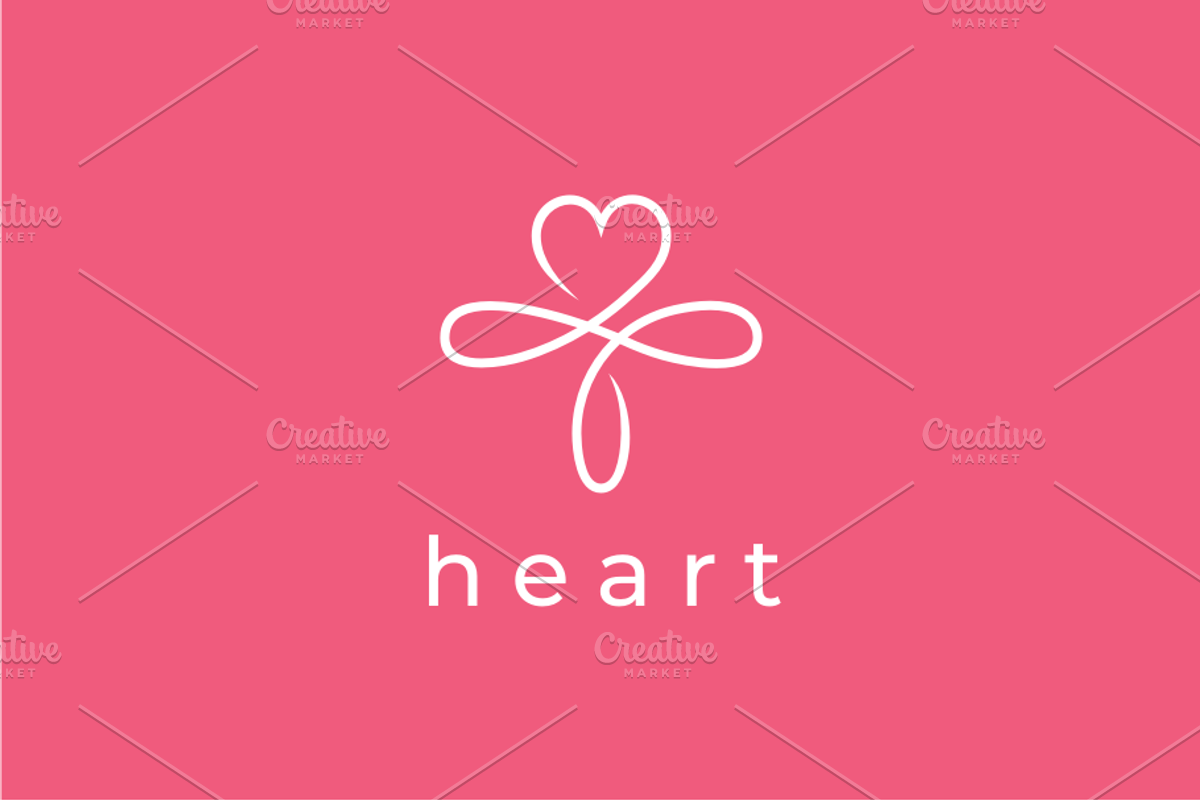 Heart Logo Template, a Branding & Logo Template by yopie (Photo 2 of 3)