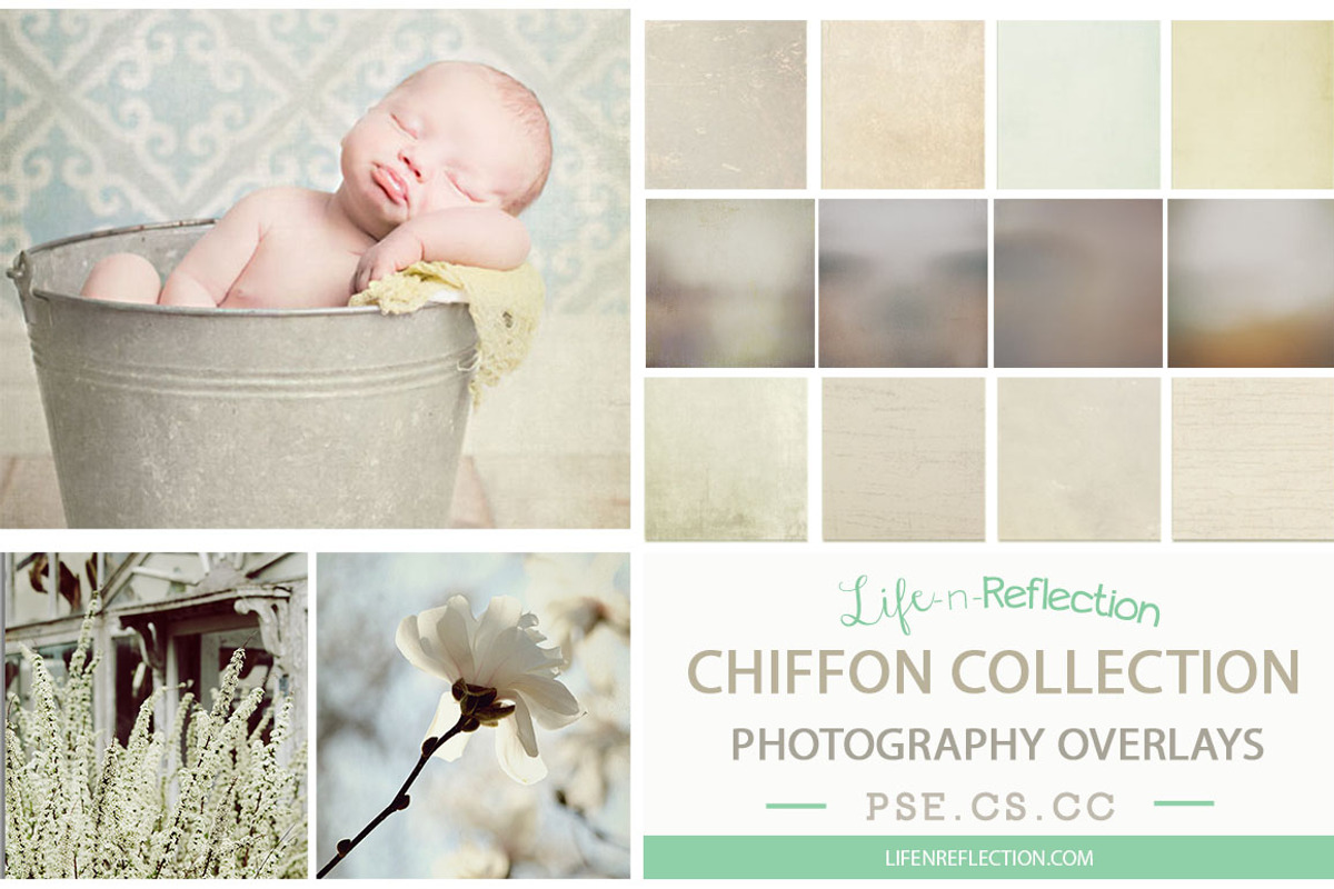 Chiffon Overlay Collection Bundle, a Texture Graphic by lifenreflection (Photo 2 of 2)