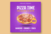 Animated Pizza Social Media Banner, a Social Media Template by Rafoz (Thumbnail 1 of 2)