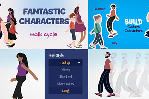 Characters Walk for Premiere Pro, a Templates & Theme by 2dfx
