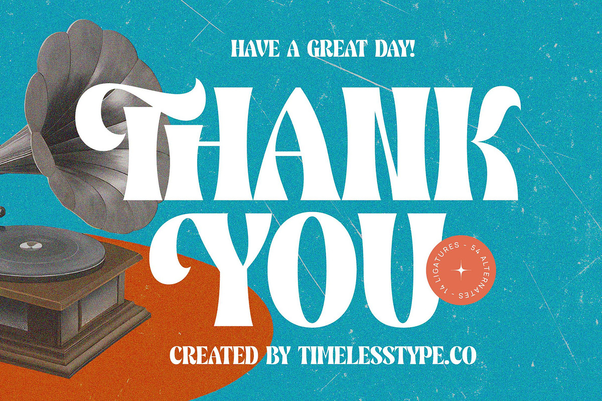 Wajory Musika Groovy Serif Font, a Serif Font by timelesstype.co (Photo 20 of 20)
