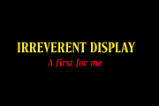 Irreverent Display (40% off), a Serif Font by Nathan Metzler (Thumbnail 1 of 6)
