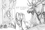 My Forest, an Animal Illustration by YuliaBiser (Thumbnail 1 of 5)