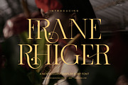 Frane Rhiger Elegant Serif Font, a Serif Font by Graphicxell (Thumbnail 1 of 8)