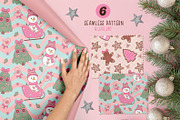 Pink Christmas Vector Collection, a Seasonal Illustration by NataKa (Thumbnail 7 of 11)