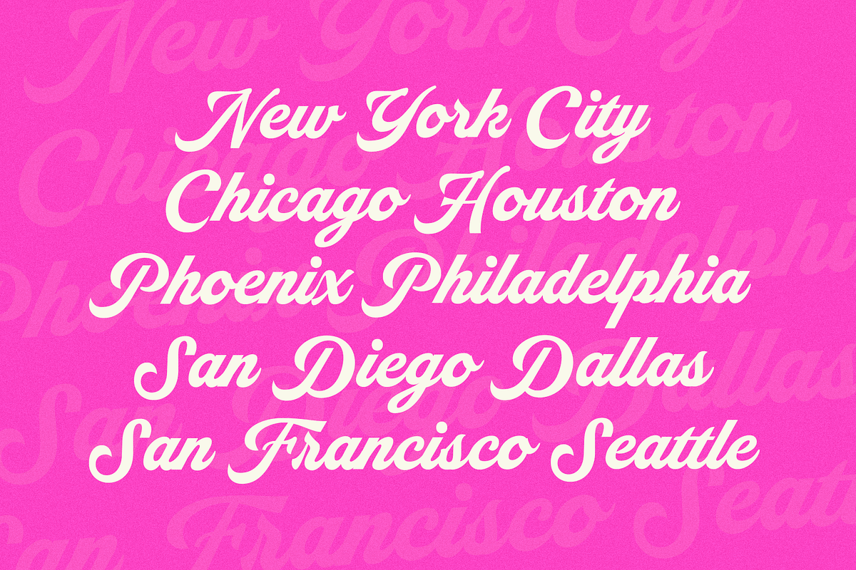 Nineties Party Club | Retro Font Duo, a Script Font by Jolicia Type (Photo 14 of 16)