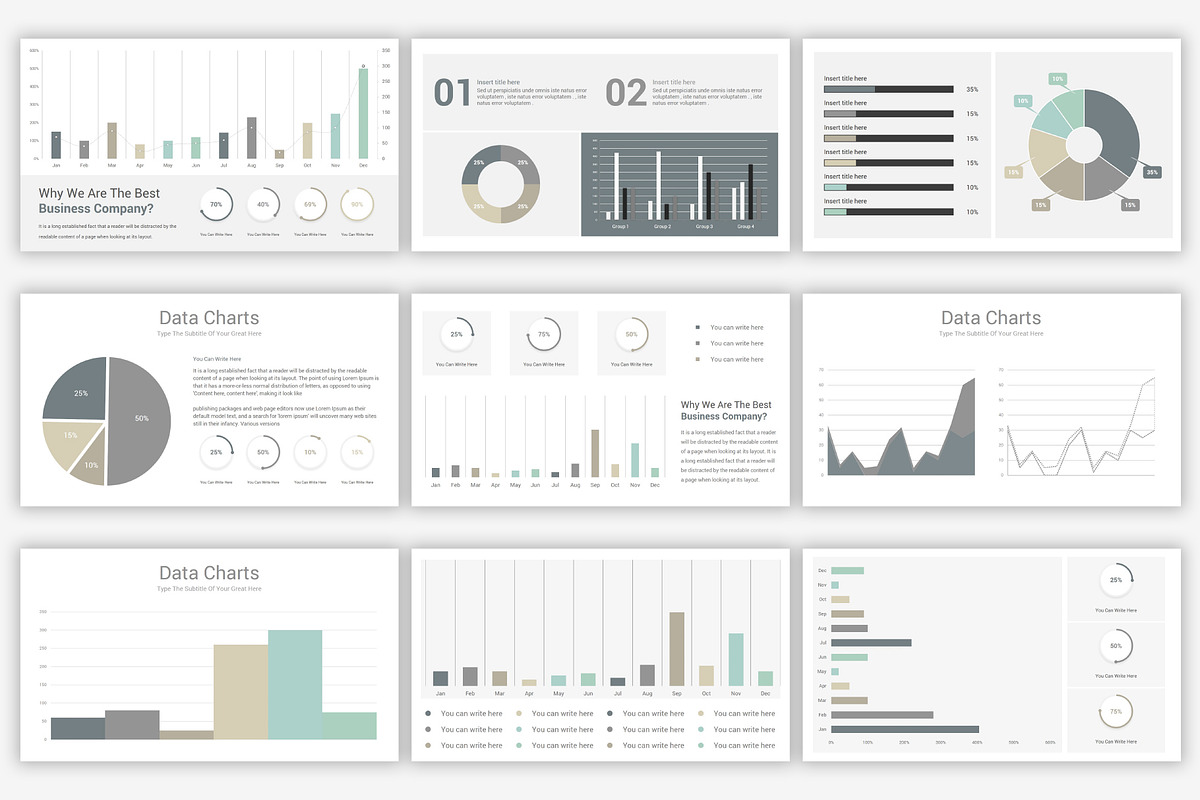 Simplicity PowerPoint Template, a Presentation Template by SlideOne