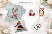 Whimsical Holiday Watercolor Clipart, an Illustration by Artnoy (Thumbnail 5 of 8)