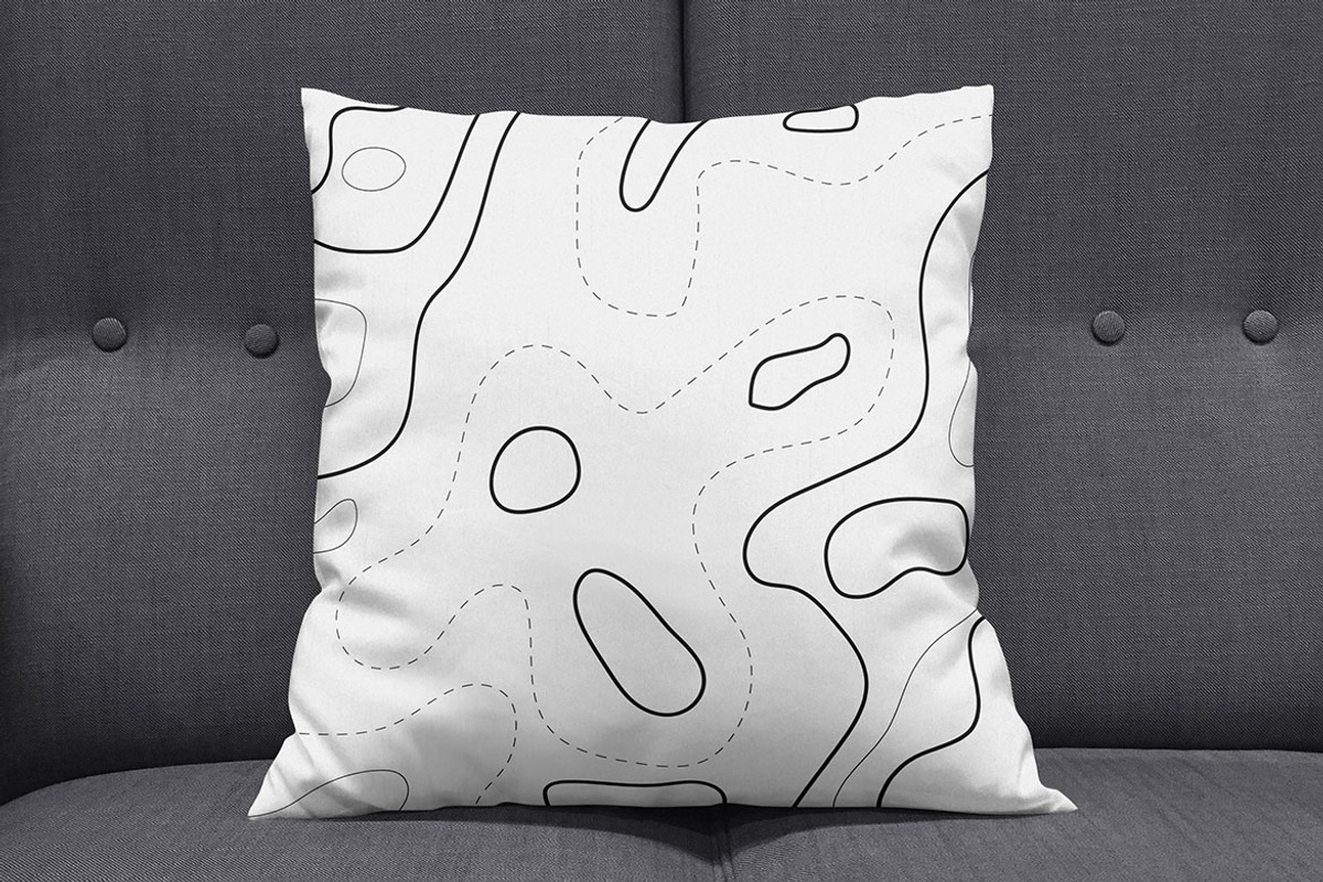 Seamless Pattern | Topographic Map, a Pattern Graphic by Thirtypath Studio (Photo 3 of 6)