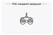 Video Gamepad Line Icons Set, an Outline Icon by Designfour (Thumbnail 4 of 7)