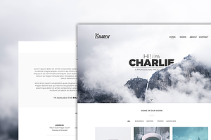 Charlie - PSD Template