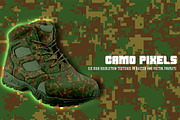 Camo Pixels, a Texture Graphic by Digital Art Creations (Thumbnail 6 of 6)