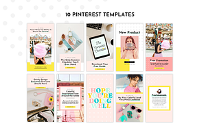 Cute Pinterest Templates For Canva