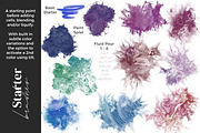 Acrylic Pour Brushes for Procreate, a Brush Add-On by AJ Brushes (Thumbnail 6 of 9)
