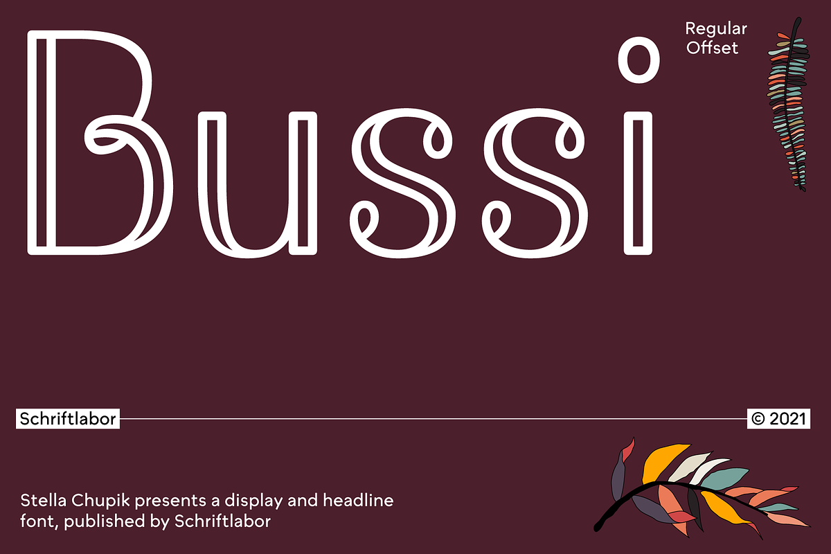 Bussi, a Font by Schriftlabor (Photo 1 of 12)