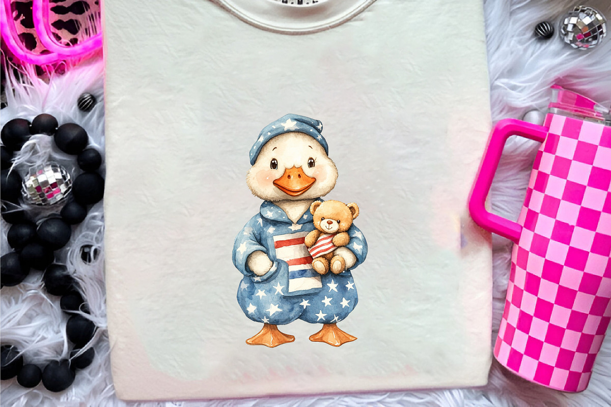 Cartoonish Patriotic Goose Clipart, an Illustration by CreationArt (Photo 8 of 9)
