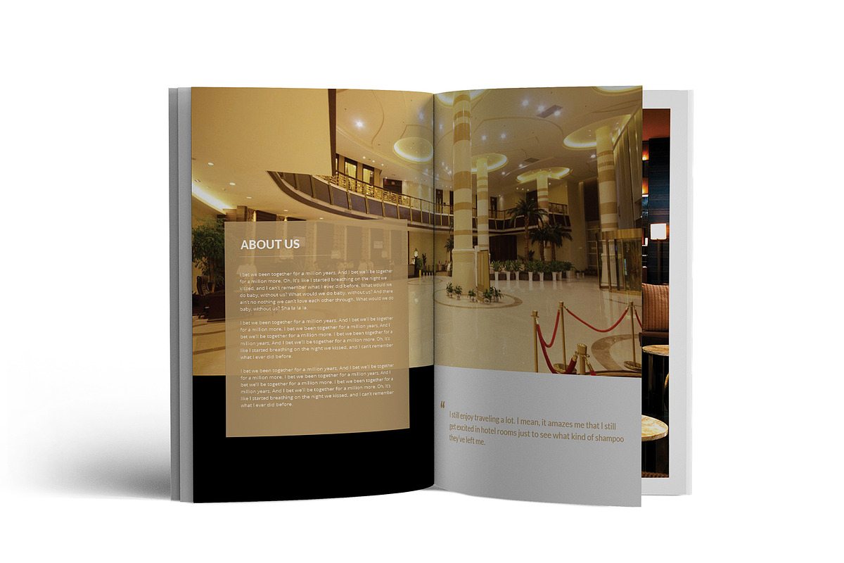 Hotel A4 Brochure, a Brochure Template by Incools Stokie (Photo 3 of 18)