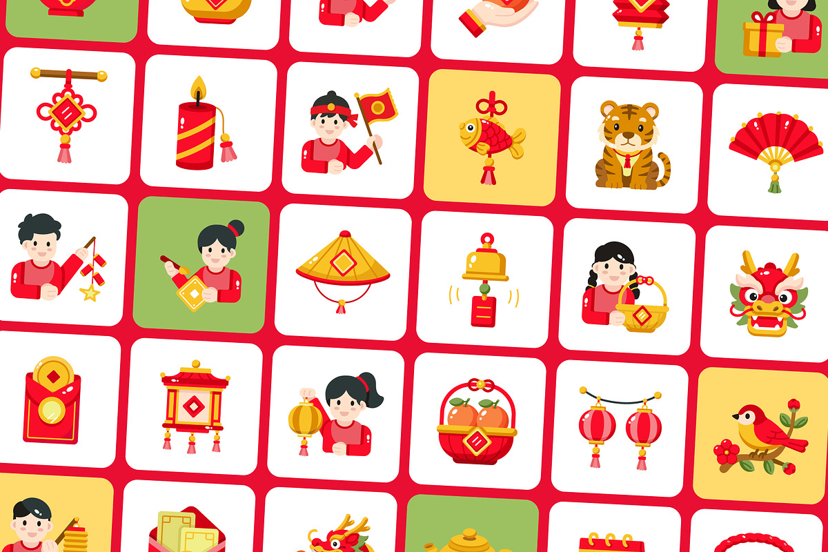 45 Animated Chinese New Year Icons, an Emoji Icon by Brickclay (Photo 3 of 4)