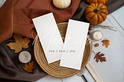 Autumn Menu Mockup Wicker Plate, a Product Mockup by TatiMockup (Thumbnail 1 of 5)