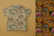 forest animals watercolor, a Pattern Graphic by watercolor kamill (Thumbnail 6 of 12)