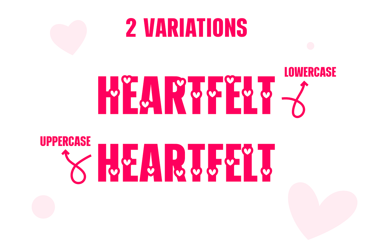 Heartfelt Font, a Sans Serif Font by RADesigns21 (Photo 2 of 7)