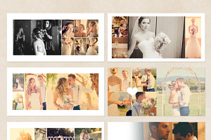 White Wedding Album Template