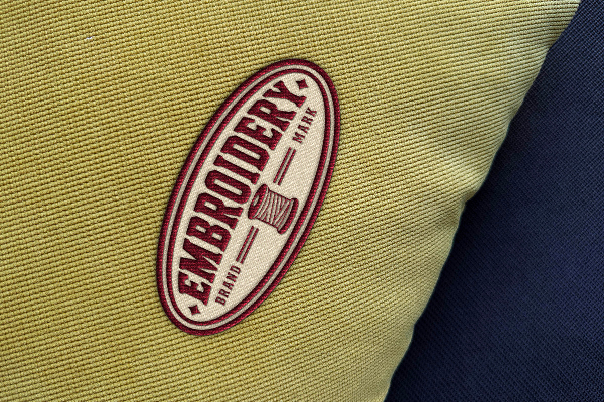 Embroidery Patch Mockup, a Merchandise Mockup by Design Squad (Photo 4 of 4)