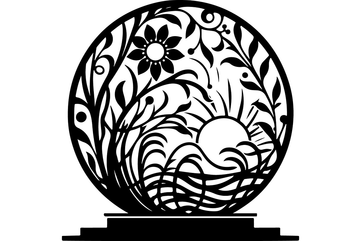 Vintage Floral Vector Pack, an Object Graphic by abu67222 (Photo 12 of 13)