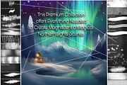 Aurora Borealis Premium Brushes, a Brush Add-On by Willow & Wheat (Thumbnail 2 of 5)