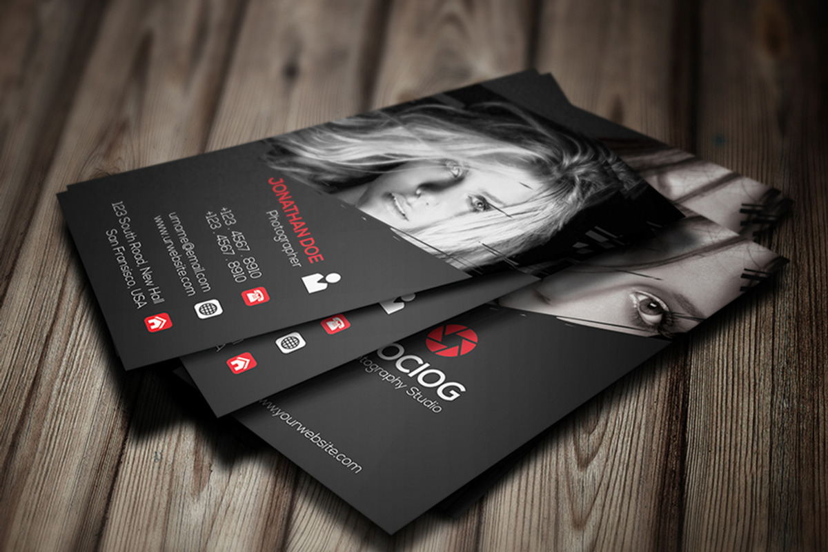 Photography Business card-02, a Business Card Template by Shapnochura Design Studio (Photo 9 of 9)