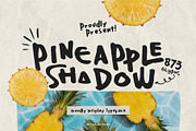Pineapple Shadow Typeface, a Handwritten Font by alit design (Thumbnail 1 of 15)