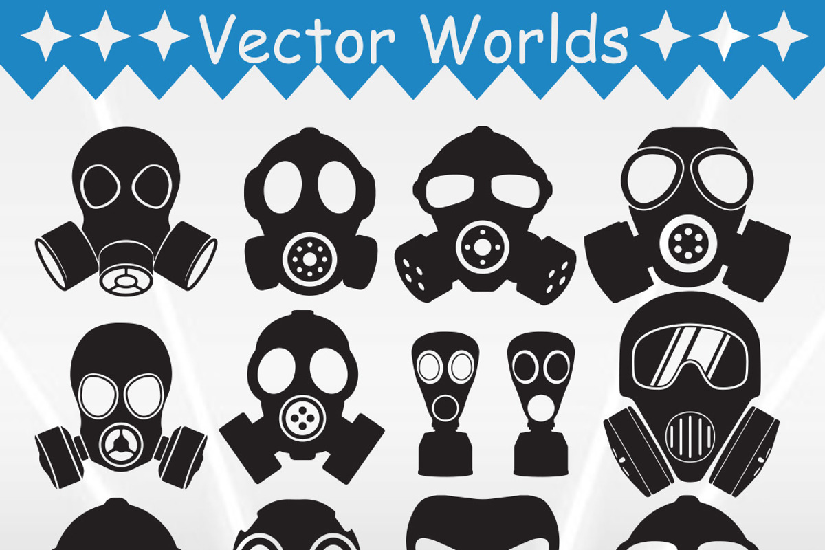 Respirator Mask Svg, Mask Svg, an Object Graphic by VectorWorlds